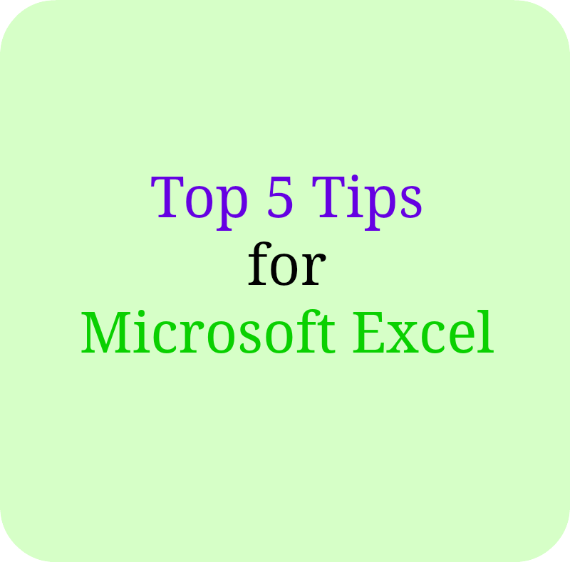 Top-5-excel-tips