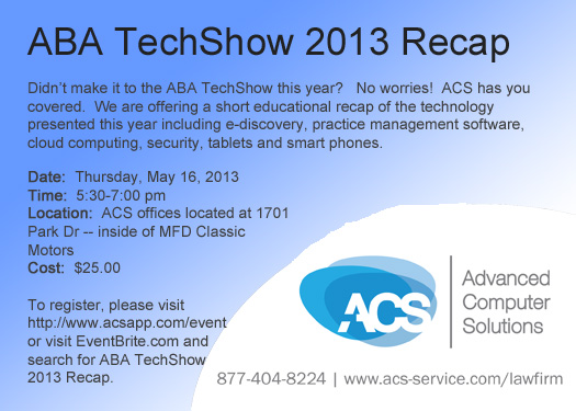 ABA TechShow 2013 Invite copy